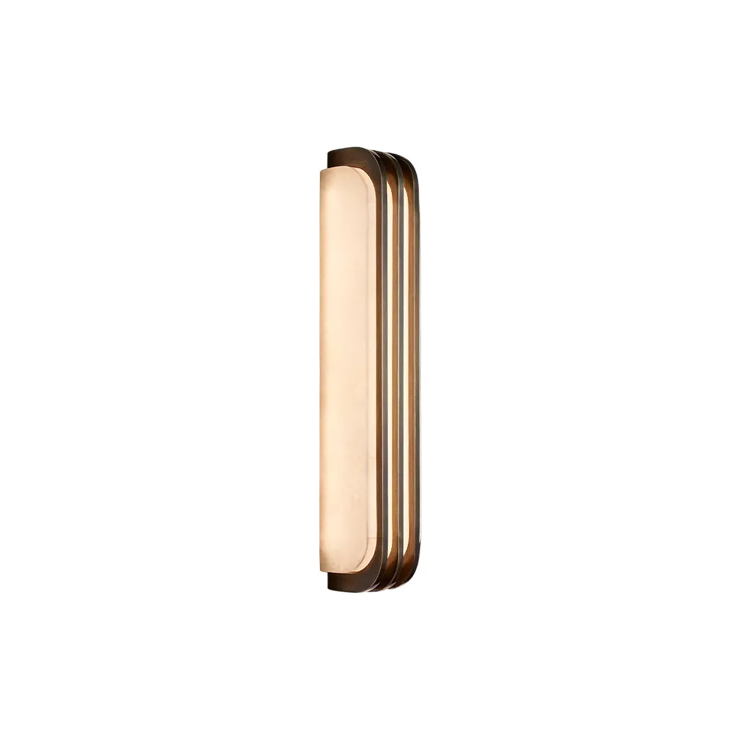 LED modern wall lights product image showing a slim vertical fixture with rounded edges.