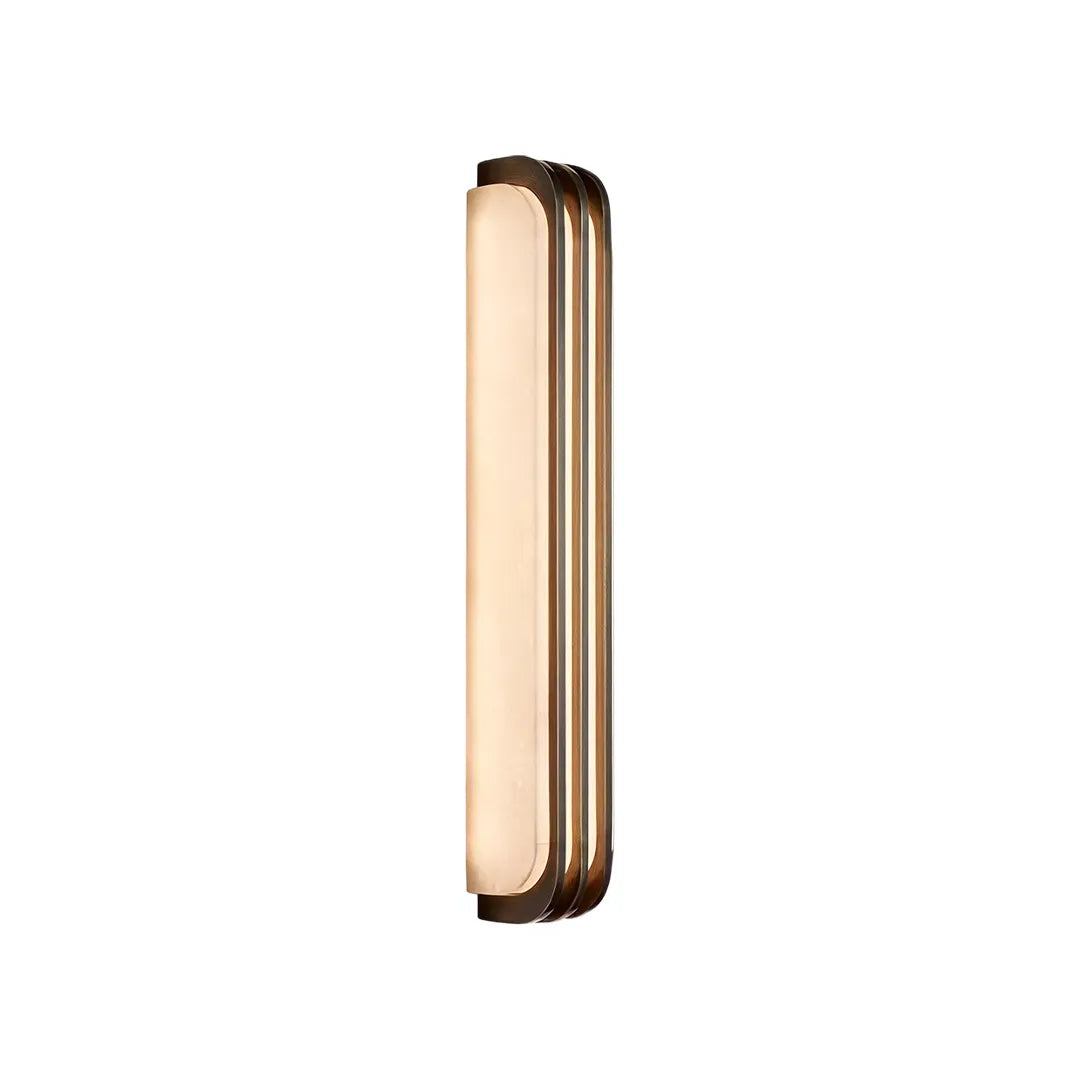 LED modern wall lights product image featuring a tall vertical design with a softly glowing diffuser.