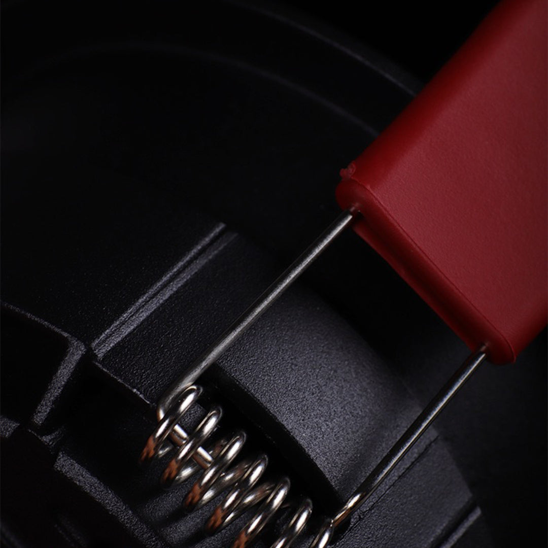 Technical view of ceiling round led lights internal components and LED array configuration