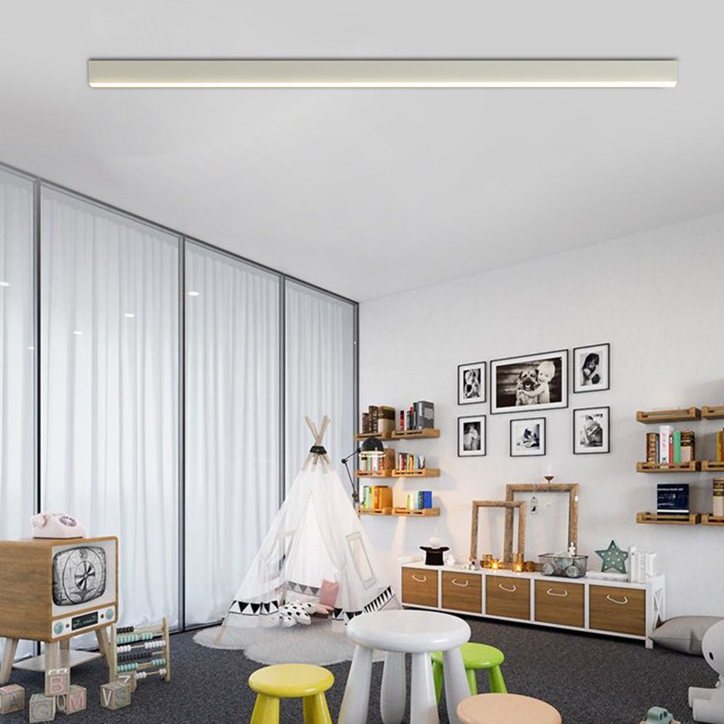 Linear ceiling light modern minimalist bar LED light offers stylish, long-lasting performance for residential and commercial spaces.