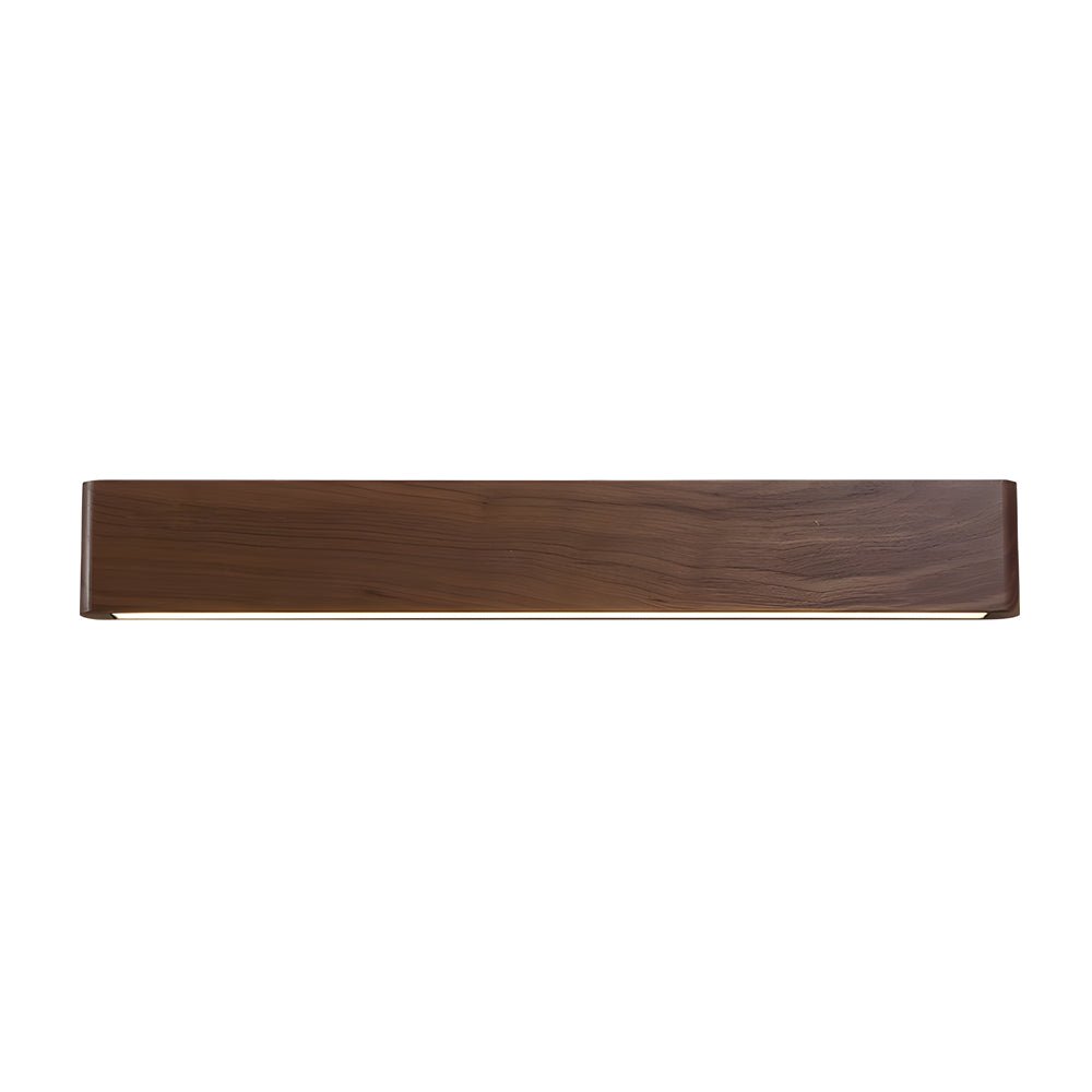 Linear Walnut Wood LED Wall Sconce