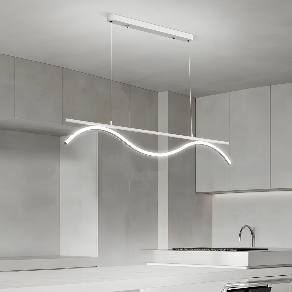 Linear Wave Design LED 1 - Light Island Light - 47'' L