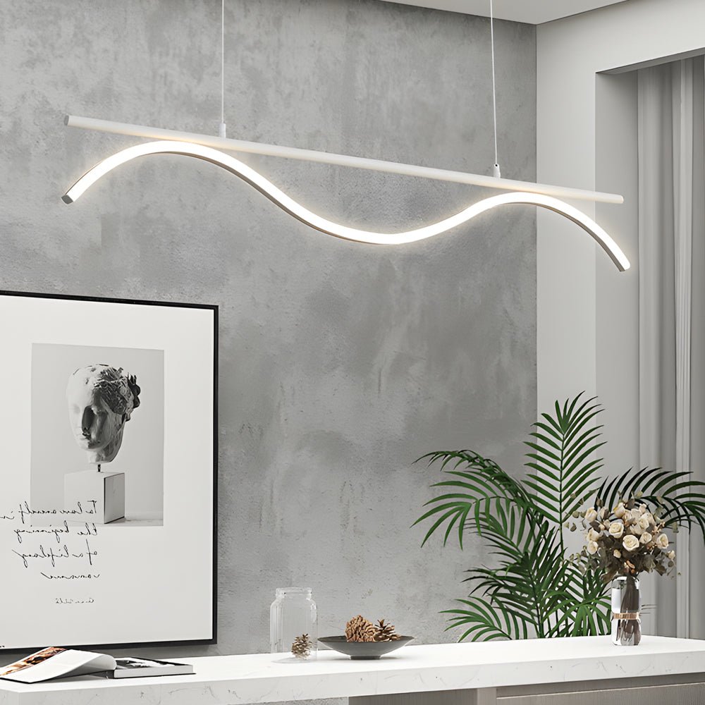 Linear Wave Design LED 1 - Light Island Light - 47'' L