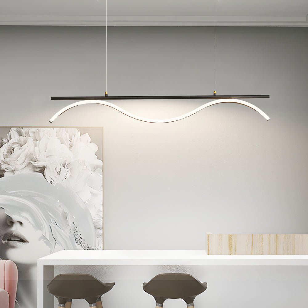 Linear Wave Design LED 1 - Light Island Light - 47'' L