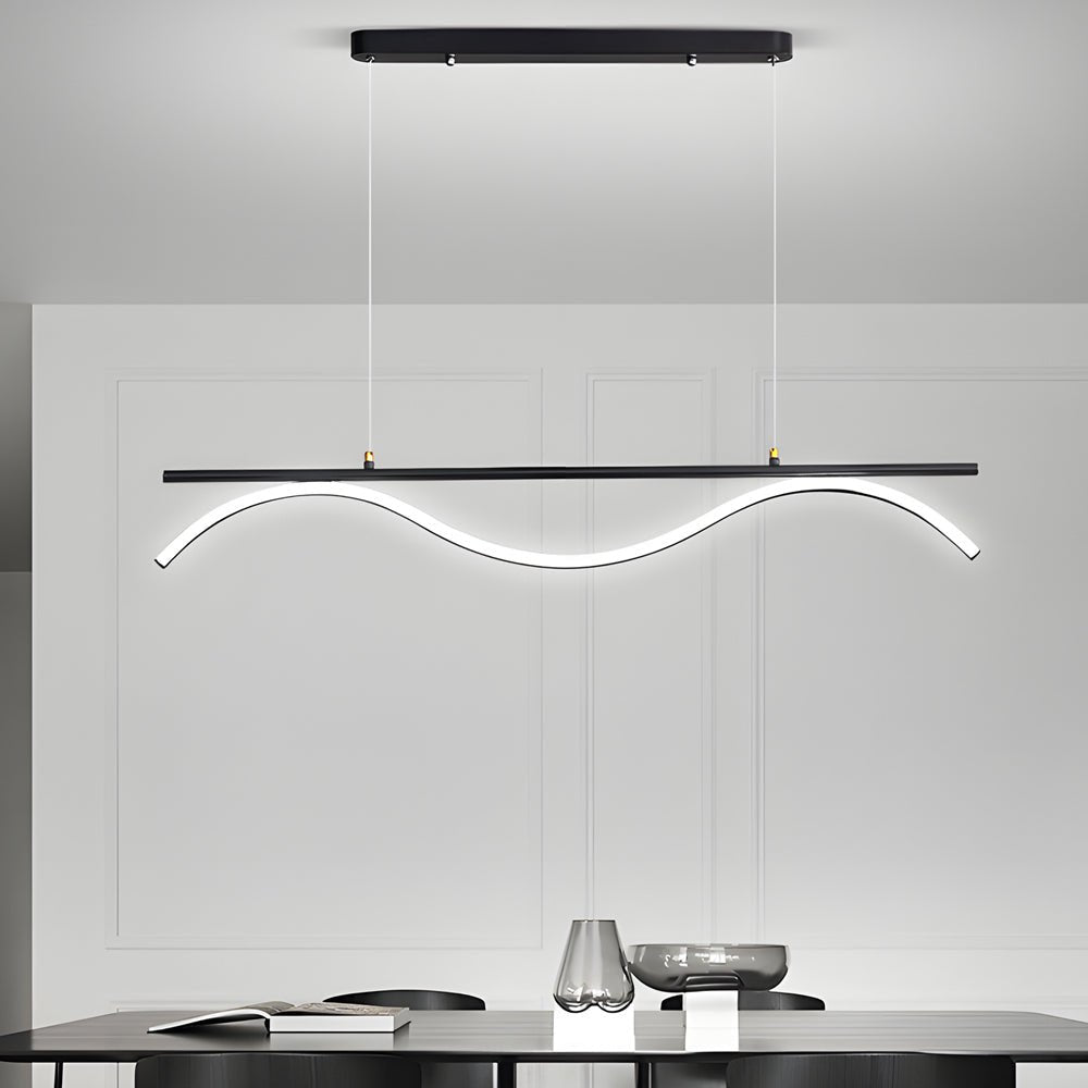 Linear Wave Design LED 1 - Light Island Light - 47'' L