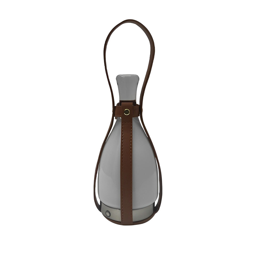 Liquor bottle lights with a modern design, providing ambient light in a cozy setting.