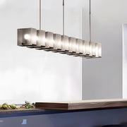 Long Creative Glass Personalized LED Post - Modern Dining Room Chandelier