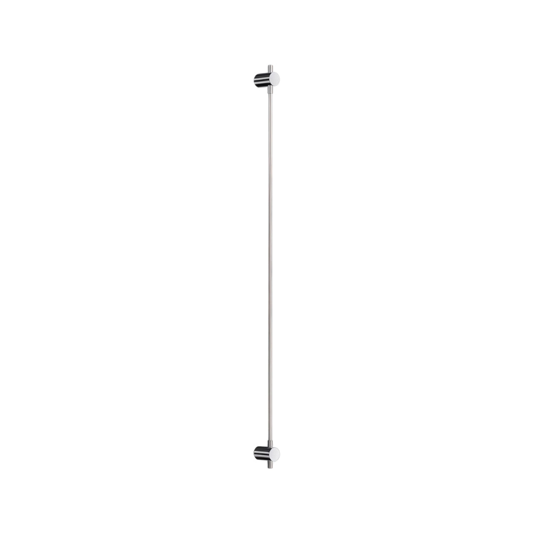 Modern white long linear wall sconce featuring clean vertical LED design and sleek metal brackets.