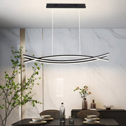 Long Lines LED Dimmable Chandelier Dining Room Light Fixtures