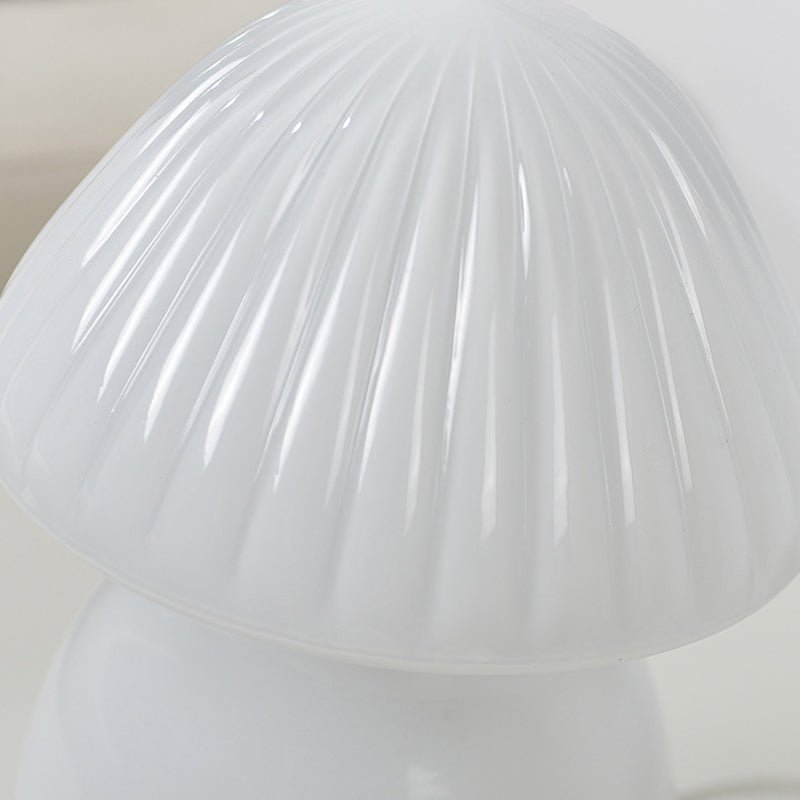 Lovely Glass LED Mushroom Baby Lamp