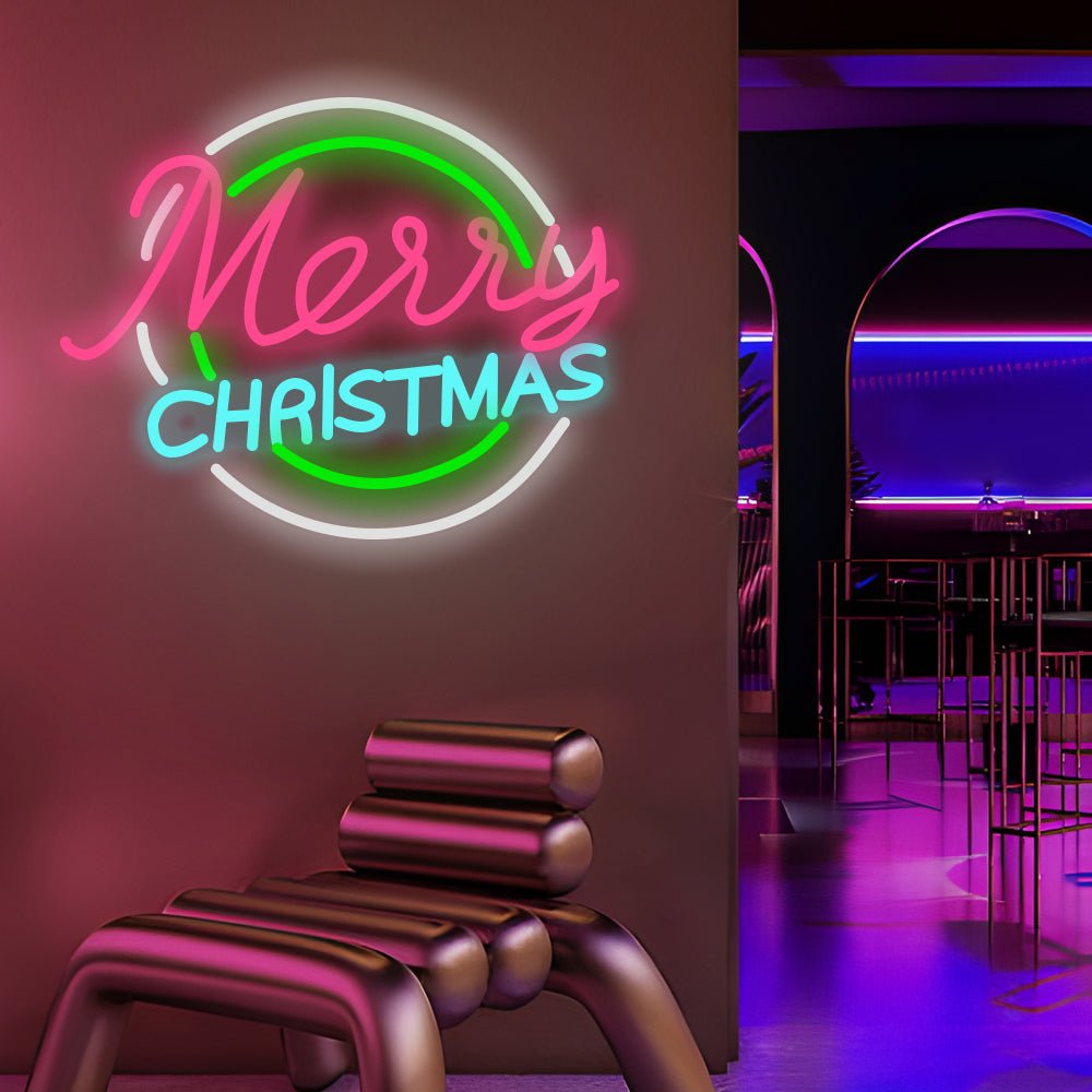 Luminous Letter Pattern Ins Christmas Acrylic LED Neon Sign Lights