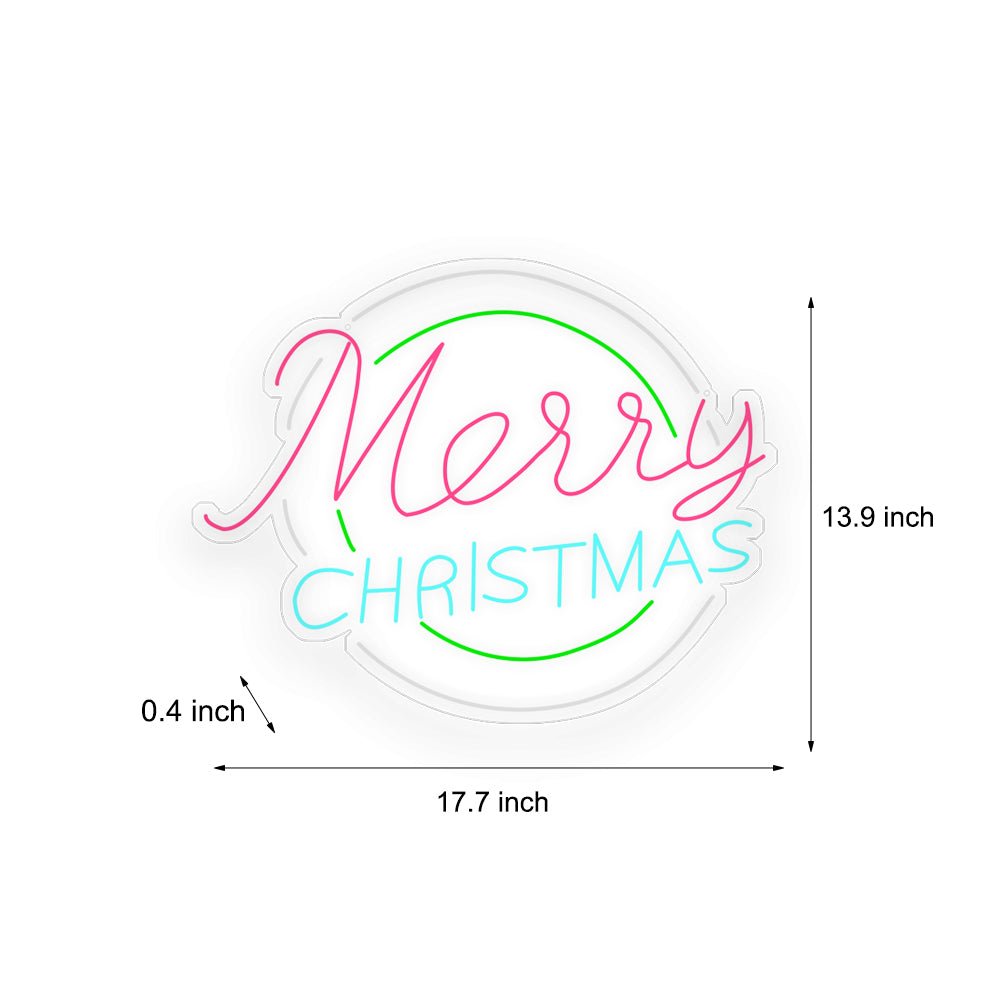 Luminous Letter Pattern Ins Christmas Acrylic LED Neon Sign Lights