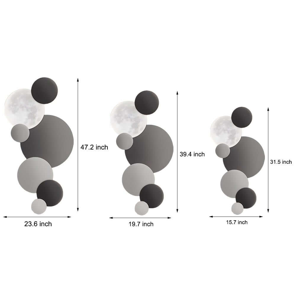 Lunar Glow Round LED Wall Sconce