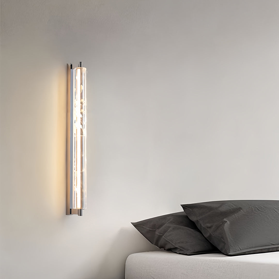 Luxurious crystal pendant light with detailed crystal surface and high-quality LED integration for dramatic interior accent