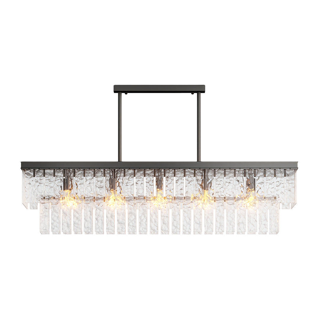 Luxury modern forms chandelier inspired round modern chandelier in matte black with dense crystal design.