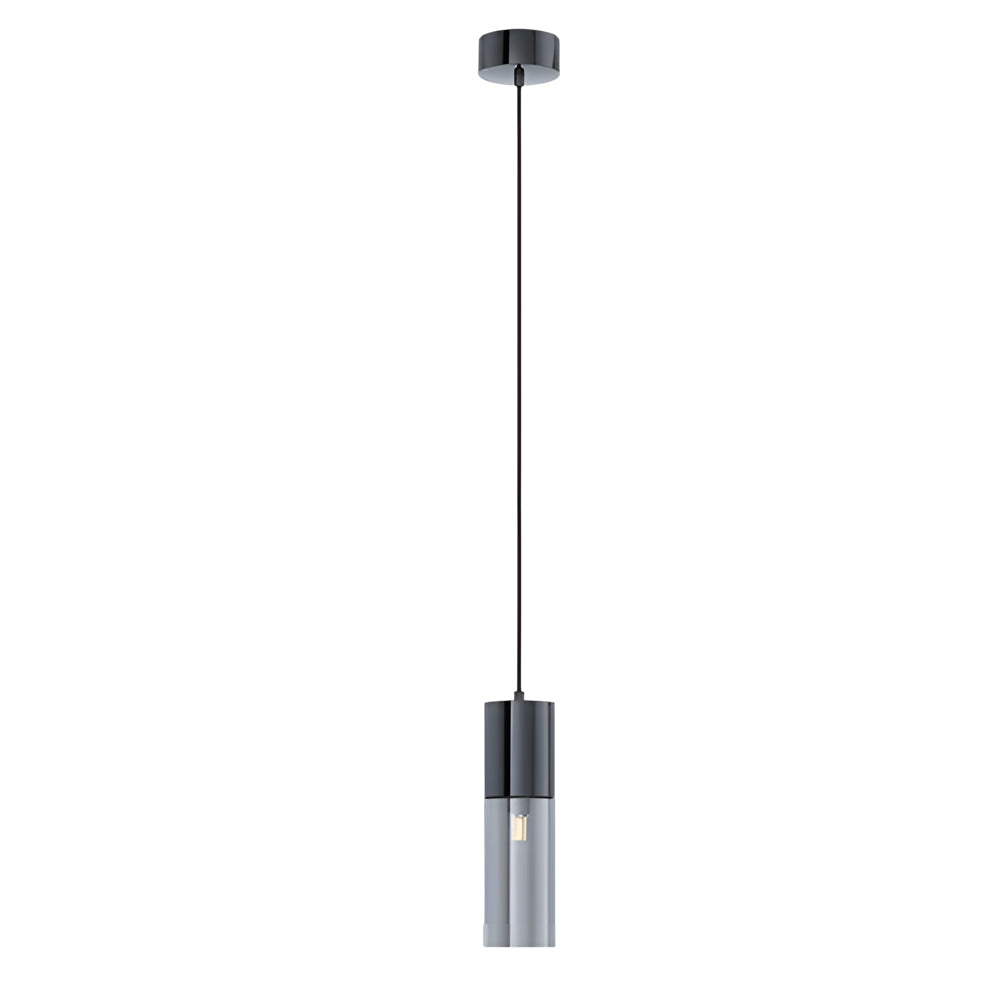 Single mini black pendant light shown on a clean background