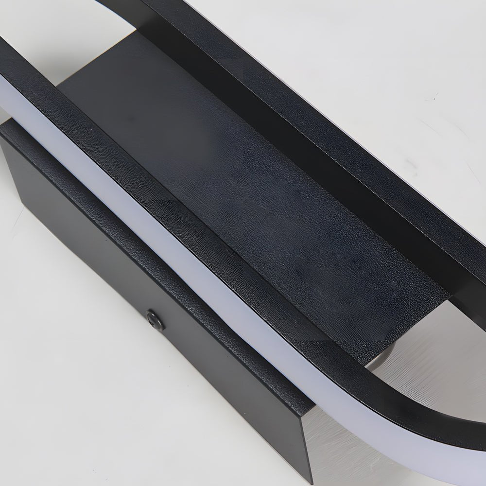 Minimalist Long LED Linear Lights Aluminum Black Wall Lights