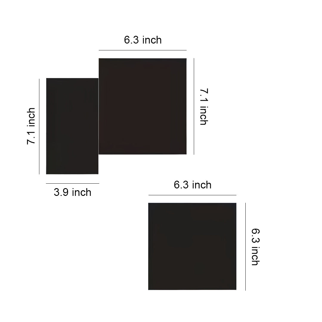 Contemporary decor wall lights showcasing minimalist black rectangular forms with clean lines