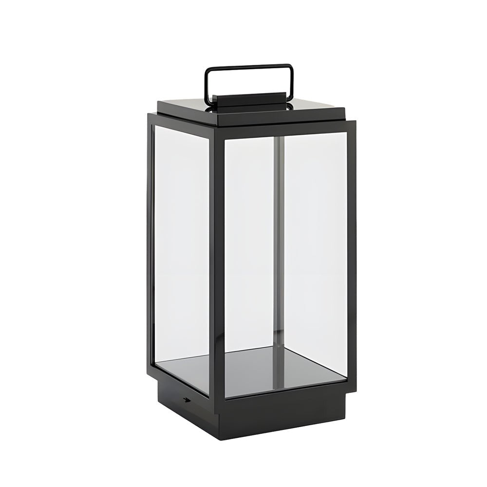 Modern 11 - In Glass LED Portable Outdoor Lanterns - Hardwired