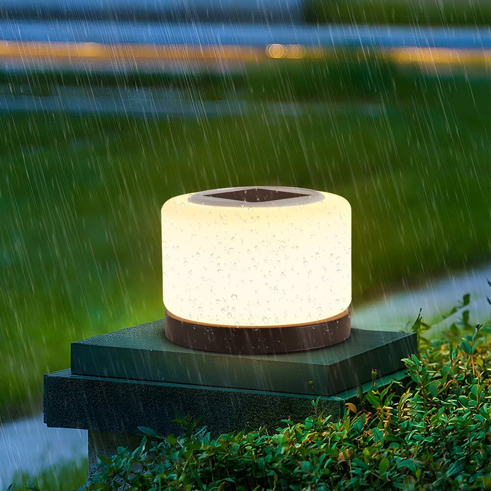 Modern 360° Illumination Cylindrical LED Dimmable Post Lamp for Pillar Tops