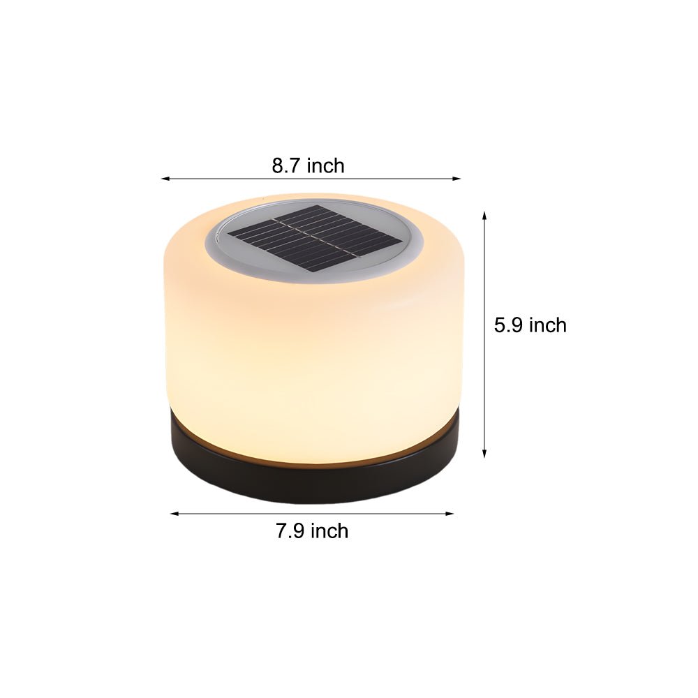 Modern 360° Illumination Cylindrical LED Dimmable Post Lamp for Pillar Tops