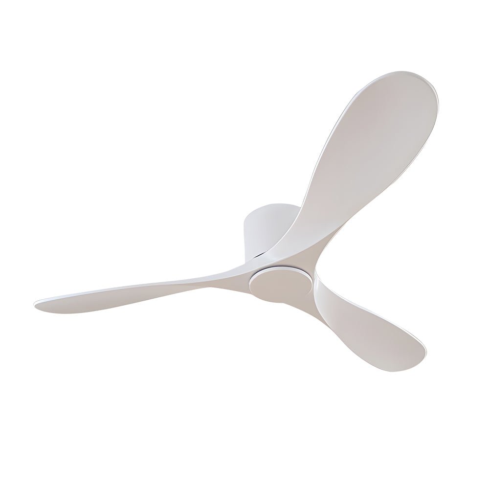 Modern 52 - Inch Indoor 3 - Blade Low Profile Ceiling Fan - White