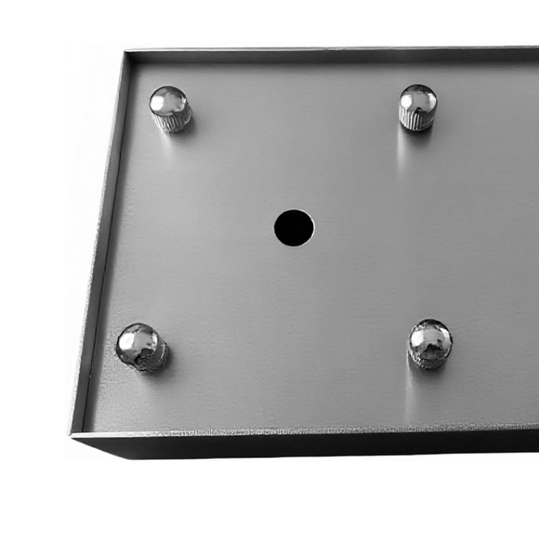 Modern art deco chandelier with a close-up of its hanging mechanism and geometric design.