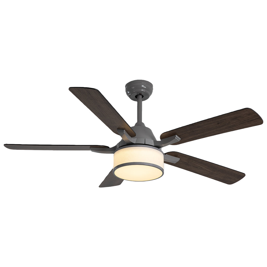 42 to 52 inches ceiling fan with light in a modern bedroom, stylish and functional indoor lighting