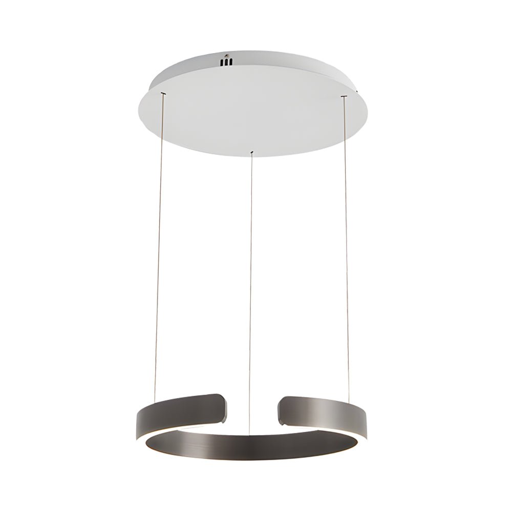 Modern C - shaped Pendant Light with Adjustable Height