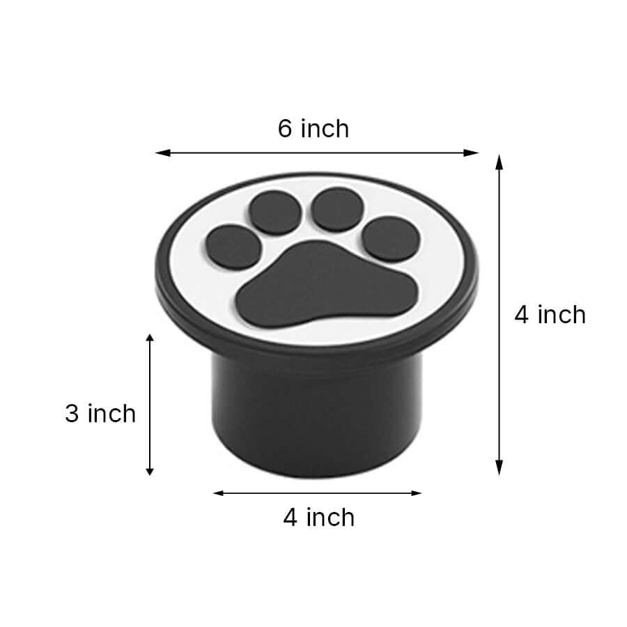 Modern Cat Paw Print LED Recessed Lights for Decks and Gardens