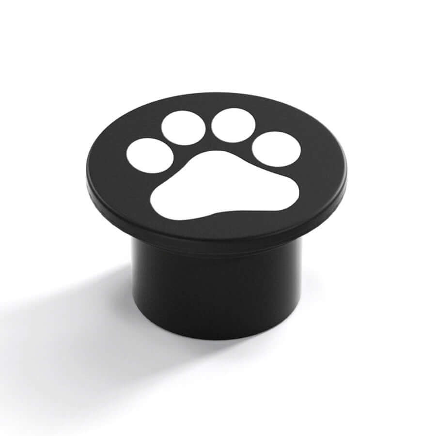 Modern Cat Paw Print LED Recessed Lights for Decks and Gardens