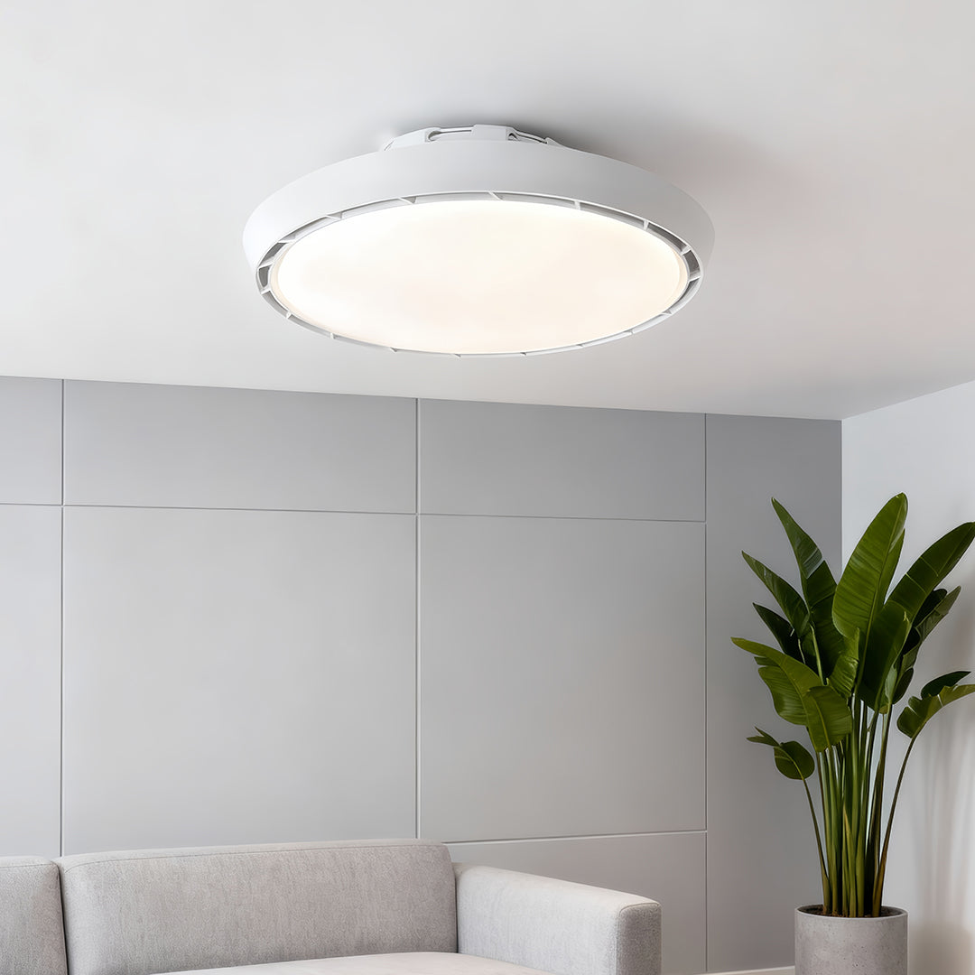 Modern ceiling fan with light with remote control, convenient and stylish indoor fixture