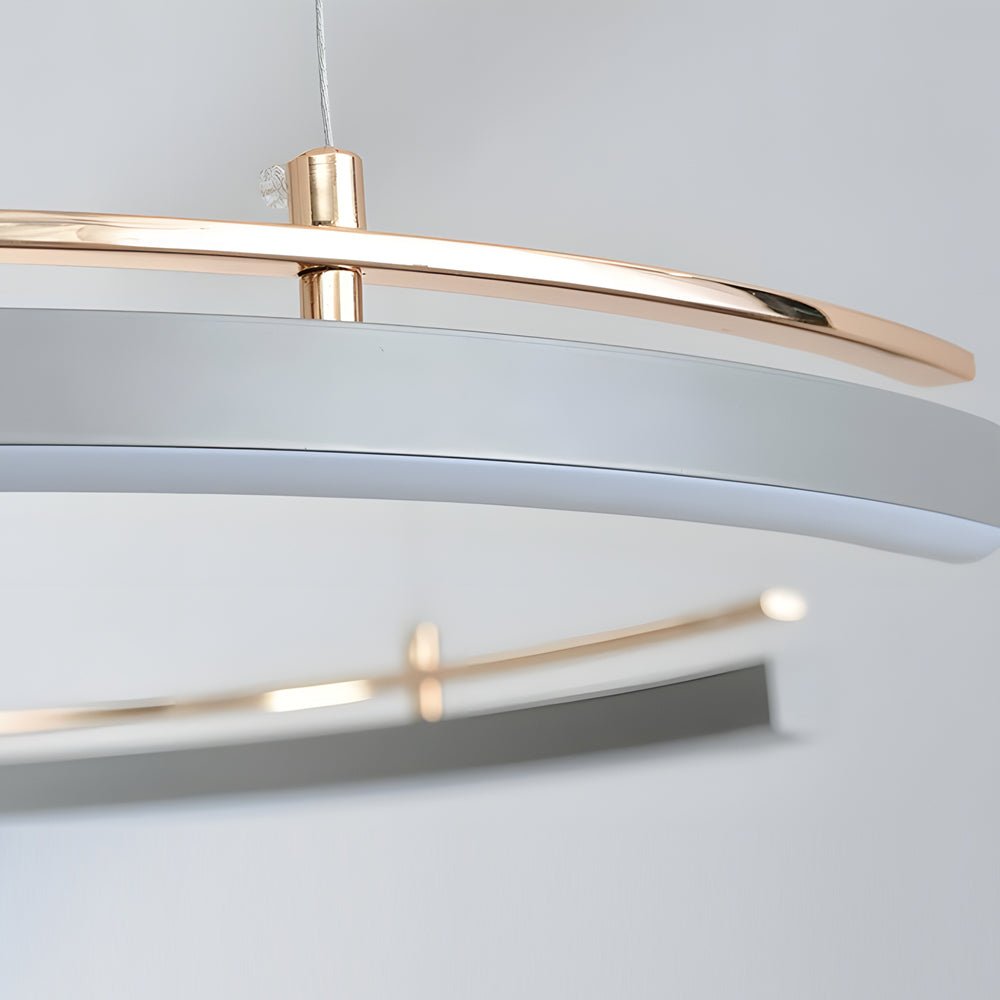 Modern Circular 2/3 - Light C - Shape Suspension Ceiling Lamp