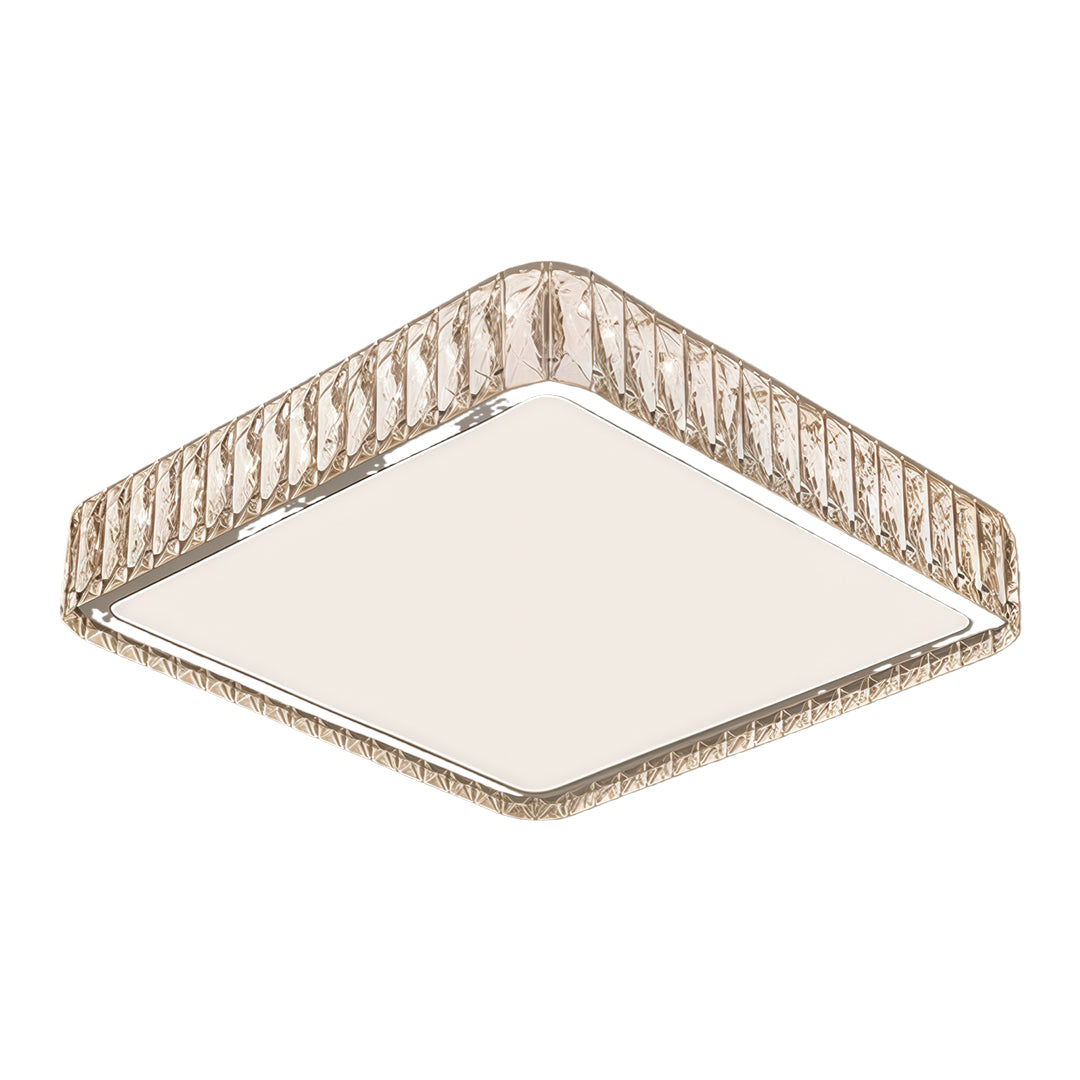 Add luxury to your space with modern crystal flush mount lighting, featuring a dazzling halo ring for a chic and contemporary lighting solution.