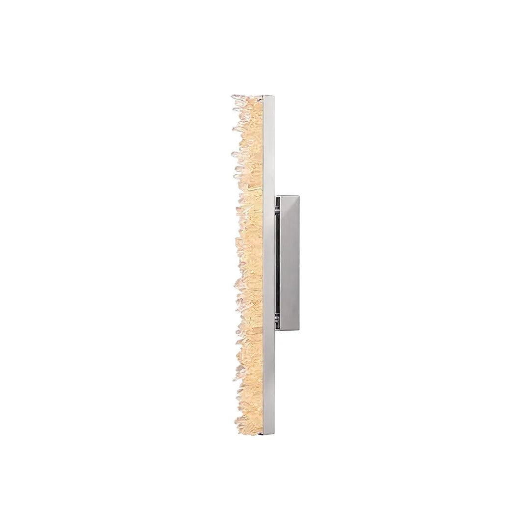 Modern crystal wall lights product image showing a slim vertical fixture in a compact size.