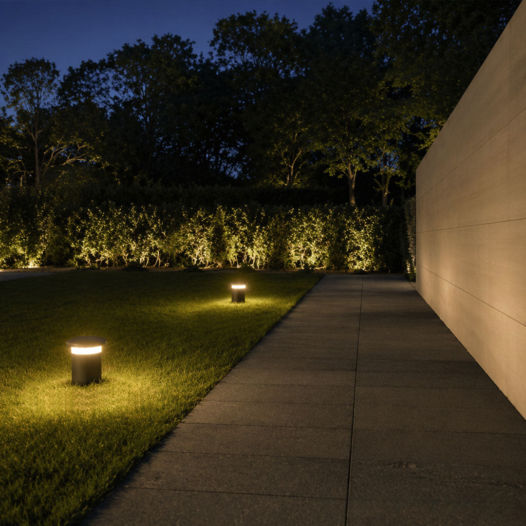 Driveway bollard lights for residential landscapes
