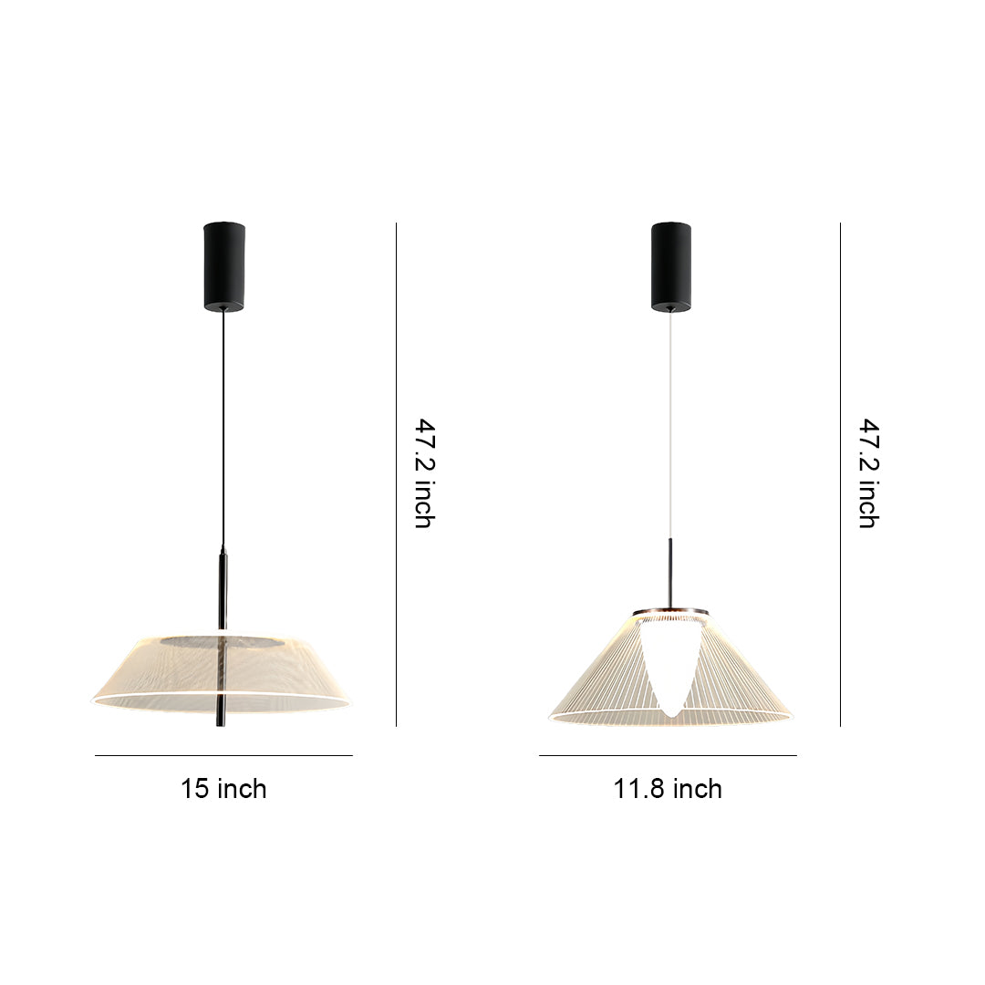 Modern geometric mesh pendant light with a white finish, ideal for contemporary interiors