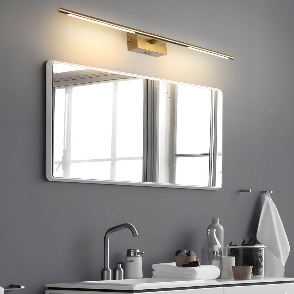 Modern Gold LED Bathroom Vanity Light – 23.6" & 39.4", Warm & White Light for Stylish Illumination
