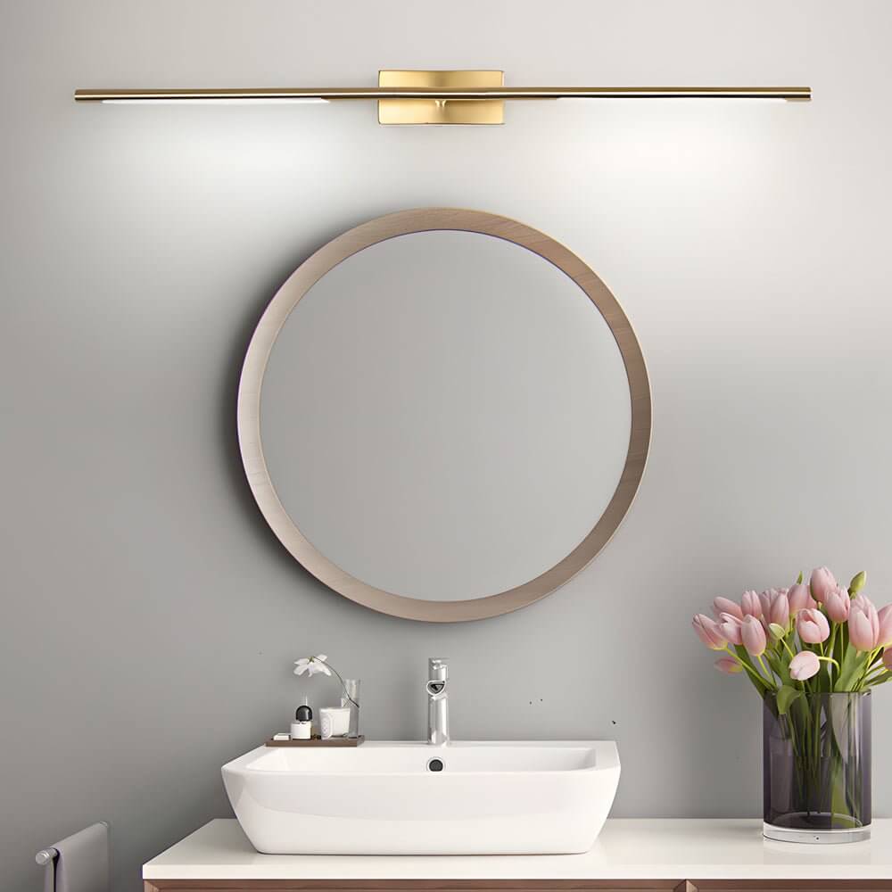 Modern Gold LED Bathroom Vanity Light – 23.6" & 39.4", Warm & White Light for Stylish Illumination