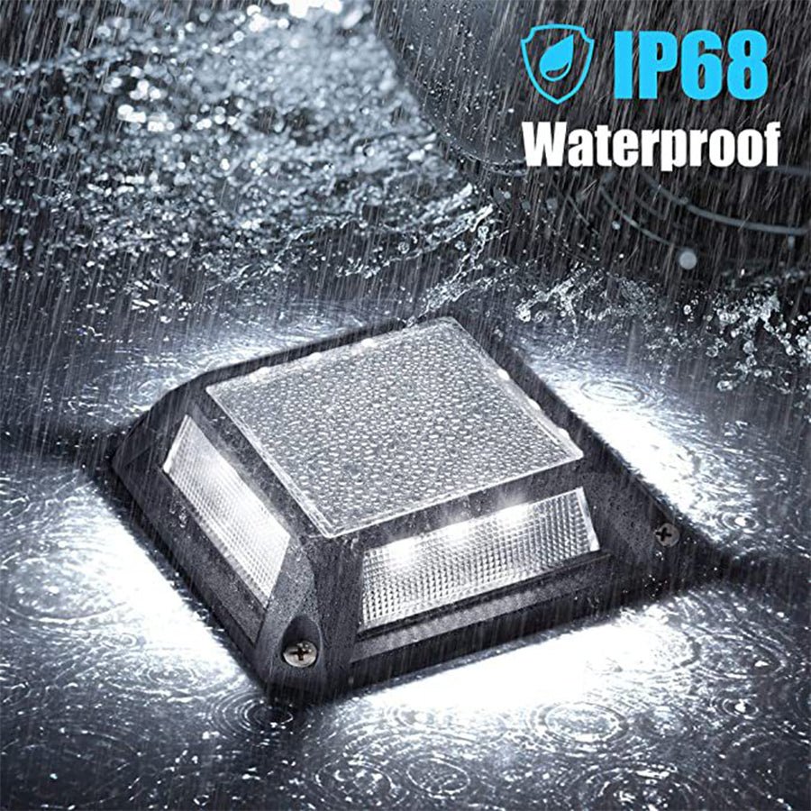 Modern Heavy - Duty Solar Deck Lights Waterproof LED Path Lighting