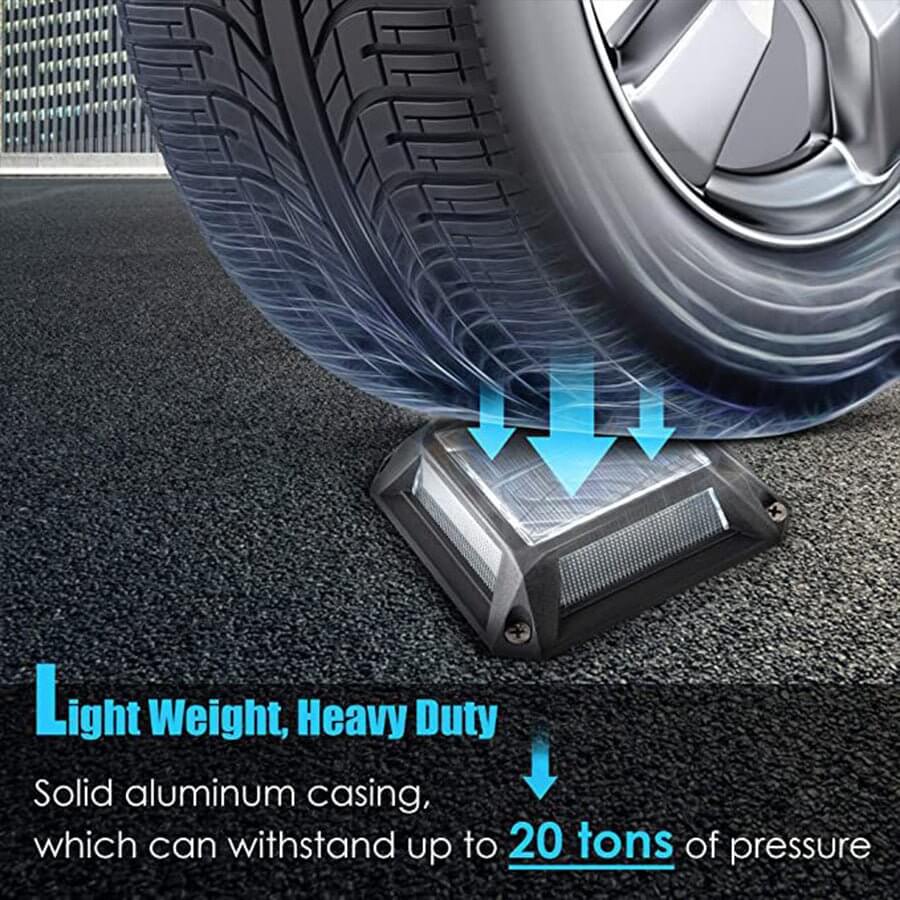 Modern Heavy - Duty Solar Deck Lights Waterproof LED Path Lighting