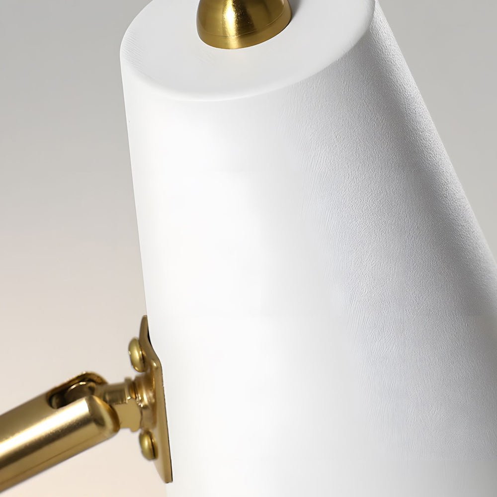 Modern Hoxton Hanging Wall Sconce with Conical Shade - 1 - Light