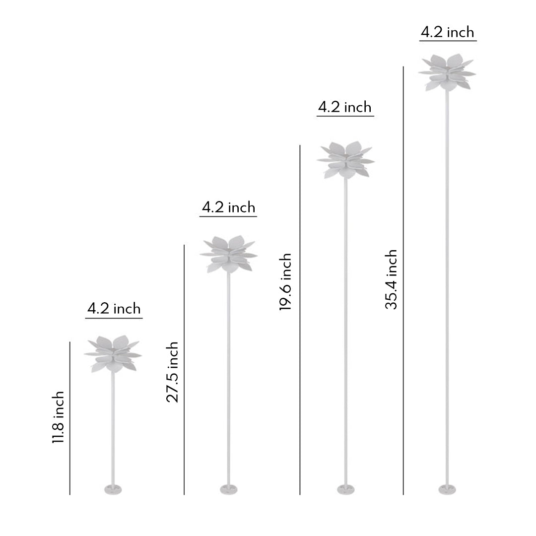 Enhance your yard with these waterproof LED flower lamps, designed for outdoor landscaping, offering bright, energy-efficient lighting and a decorative floral touch for any garden.