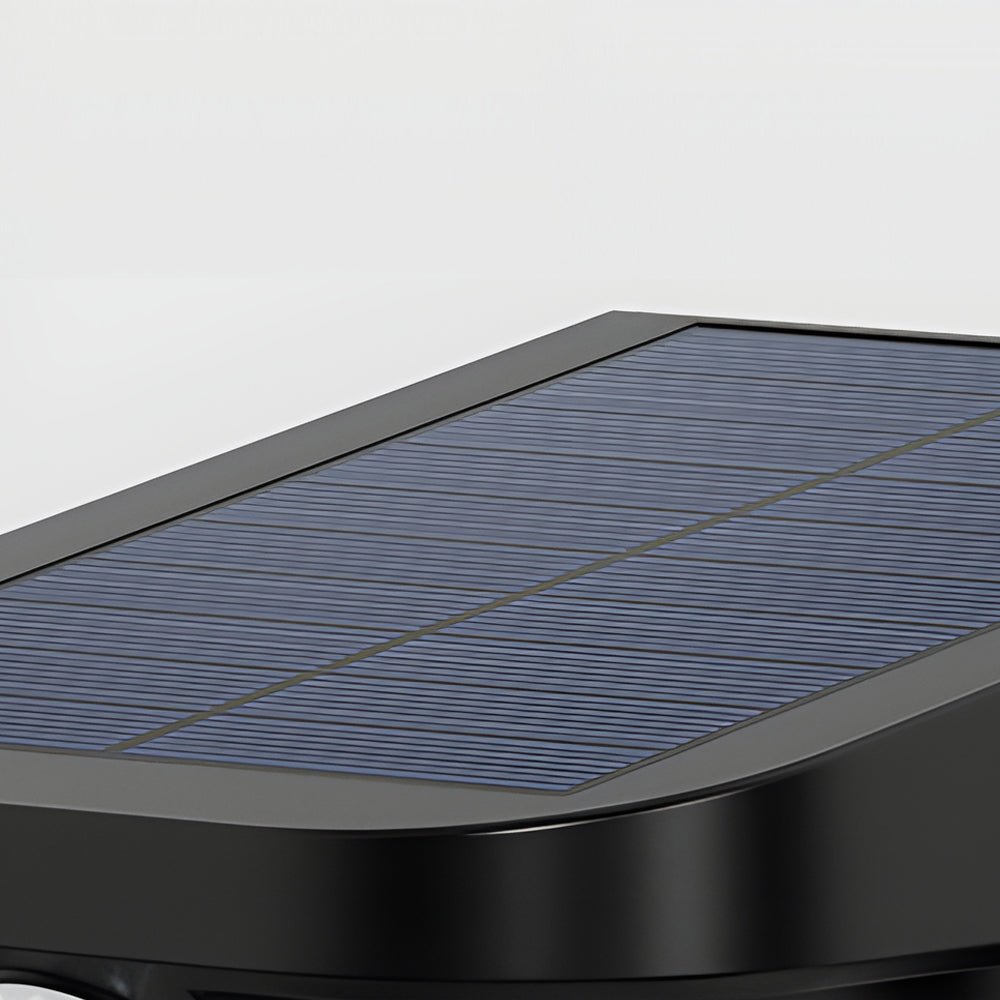 Modern LED Black Outdoor Solar Wall Lights with Motion Sensor