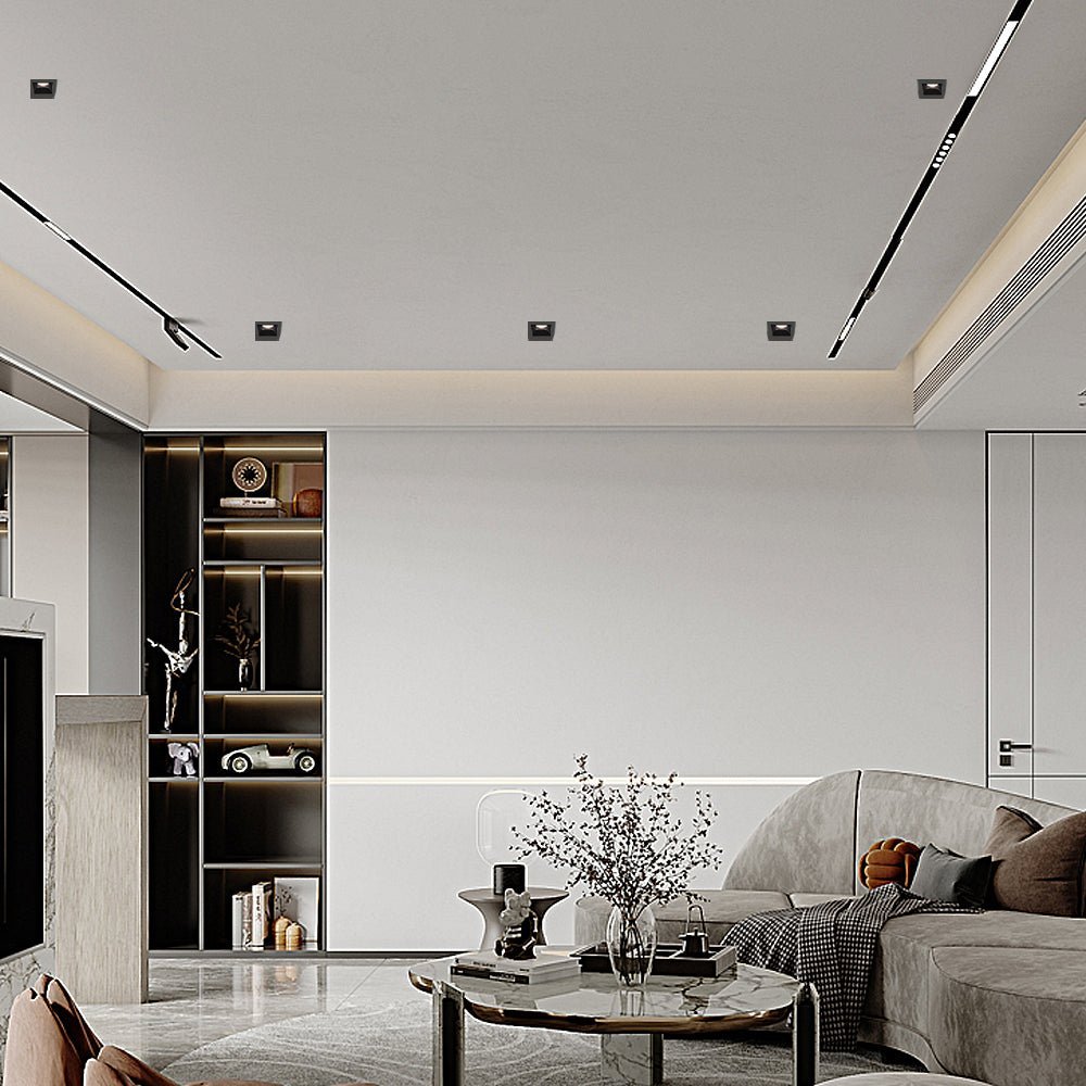 Modern LED Linear Recessed Ceiling Downlight, 1/2/5/10/15 - Light