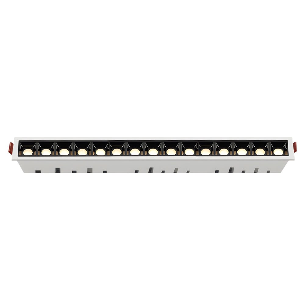 Modern LED Linear Recessed Ceiling Downlight, 1/2/5/10/15 - Light