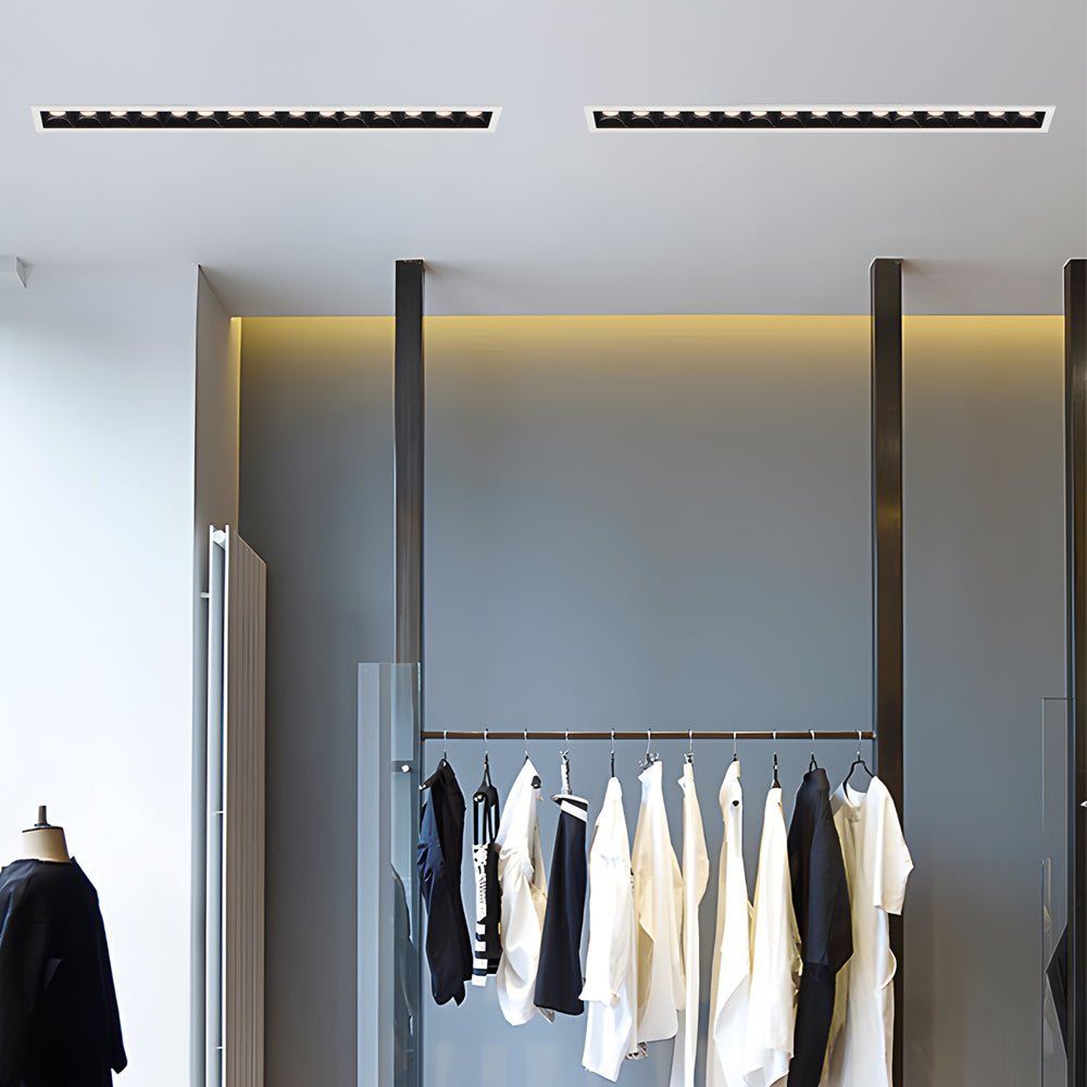 Modern LED Linear Recessed Ceiling Downlight, 1/2/5/10/15 - Light