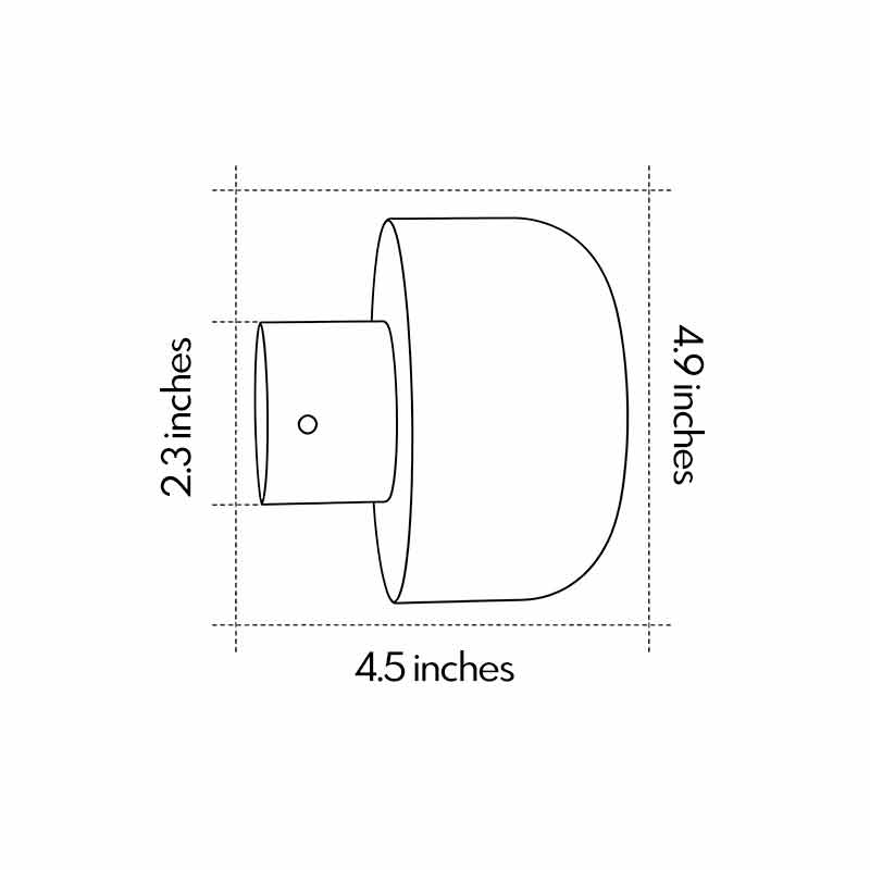 Technical diagram of modern LED outdoor wall lights showing dimensions and installation details.