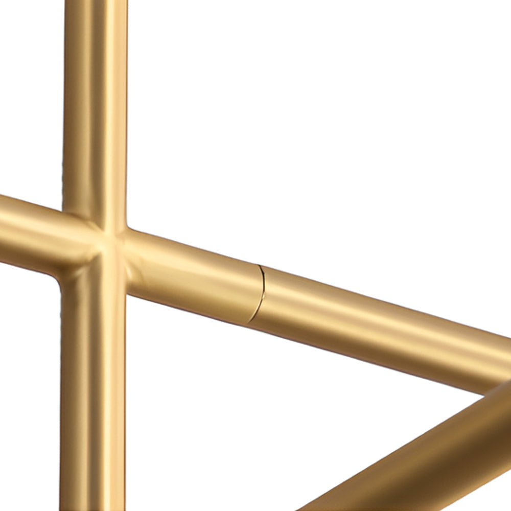 Modern Linear Glass Ball Pendant Light with 3/4/6 - Light - Black/Gold