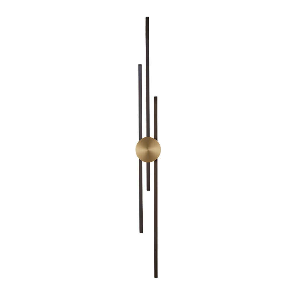 Modern Linear Wall Lamp Minimalist 2 Color Metal Wall Light